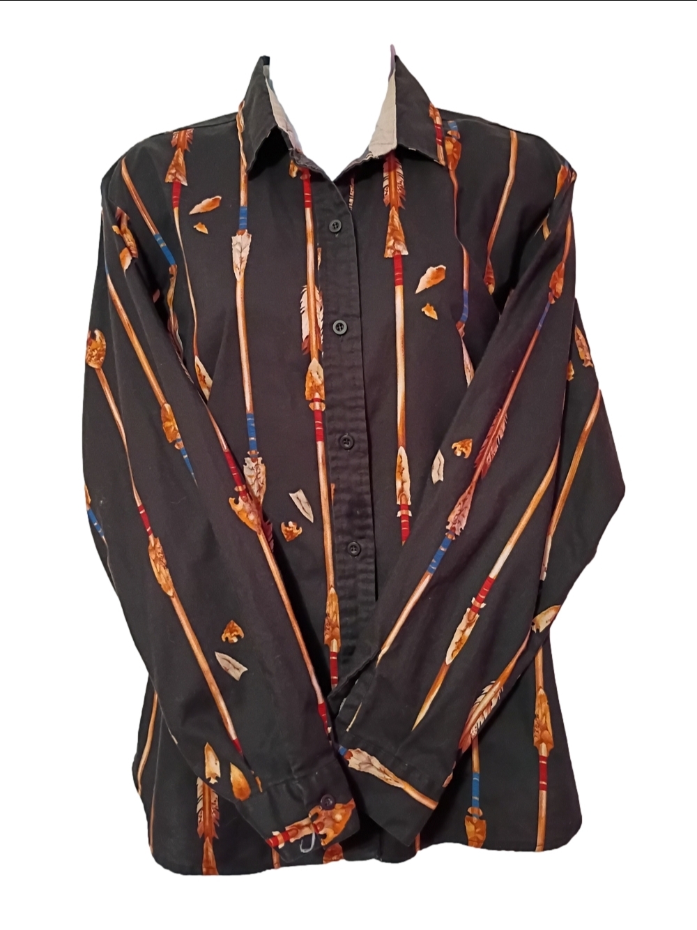 Vintage Roper  Arrow & Feather Print